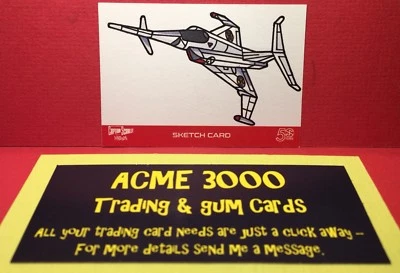 Captain Scarlet 50 Years - Unstoppable - JAMIE RICHARDS Sketch Card SK1 ANGEL - Image 1 of 2