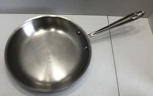 All Clad Frying Pan Saute Pan 10.5" Oven And Induction Safe Stainless Steel - Picture 1 of 7