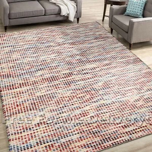 KUPPIO HANDKNOTTED WOOL COLOUFRUL MODERN FLOOR RUG (M) 155x225cm **FREE DELIVERY - Picture 1 of 6