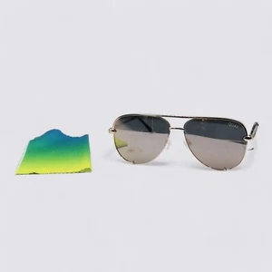 Quay Australia High Key Mini Aviator Sunglasses - Picture 1 of 6