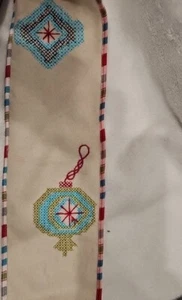 Weihnachten verdrahtet Wollband 4" x 5 Yards. - 87175, Melrose - Bild 1 von 6