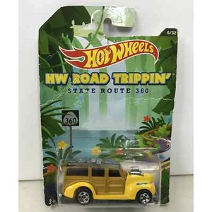 Hot Wheels Road Trippin 40's Woodie 1/64 Scale State Route 360 Neu - Bild 1 von 3