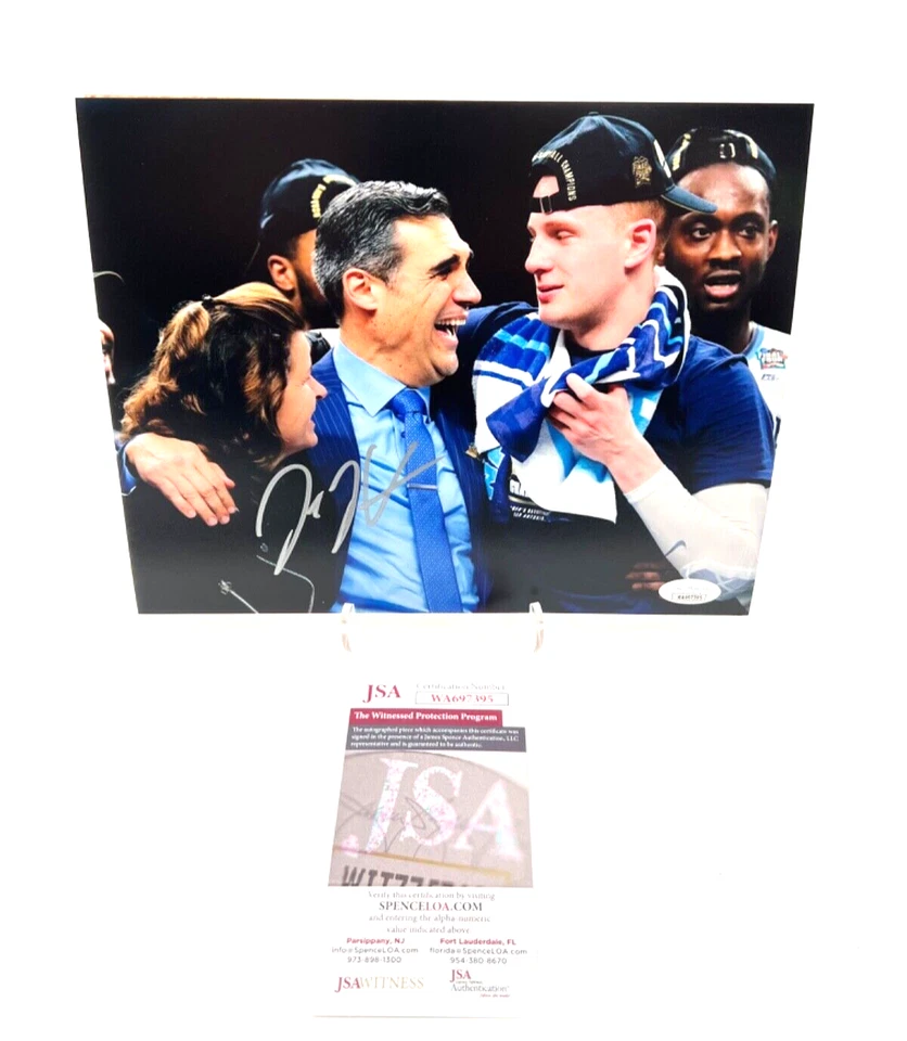 DONTE DIVINCENZO VILLANOVA WILDCATS SIGNED 8X10 PHOTO JSA WITNESS COA #3 - Image 1 of 1