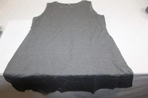 Dress Casual Swing T-Shirt Tank Top Style With Pockets Grey Size XL Women's - Picture 1 of 6