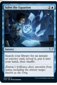 4 x MTG Solve the Equation - Strixhaven: School of Mages - NM/M Booster Fresh - Bild 1 von 1