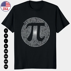Pi T-Shirt | 3.14 Pi Symbol Math Science Gift Unisex T-Shirt - Picture 1 of 2