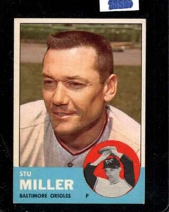 1963 TOPPS #286 STU MILLER VG+ ORIOLES *X104002 - Picture 1 of 2