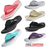 HYCLES Flip Flops Men Comfort Thong With Arch Support Shoes