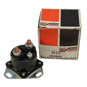 BWD S123  3-Terminal 12 Volt Solenoid For AMC Ford Lincoln Mercury - Picture 1 of 2
