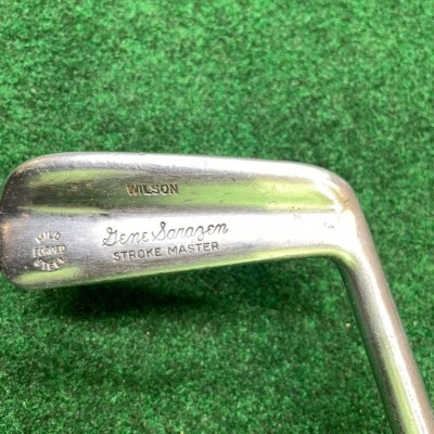 Wilson Gene Sarazen Stroke Master Mild Forged Steel 34.75" putter leather grip - Image 1 of 4