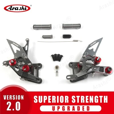 Juego de estriberas traseras ajustables para Suzuki GSXR1000 GSXR1000R/ABS 2017-2023 2018 Foto 1 de 4