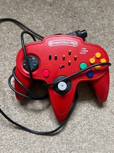 Nintendo 64 - N64 - Competition Pro Controller - Auto fire - Red - VERY RARE - Picture 1 of 2