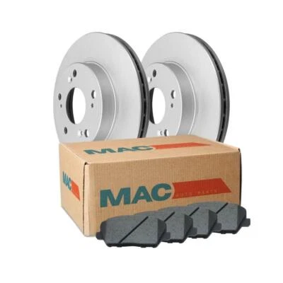 Front Ceramic Brake Pads & Coated Rotors FOR HONDA ODYSSEY PASSPORT 2015-2021 - Image 1 of 4