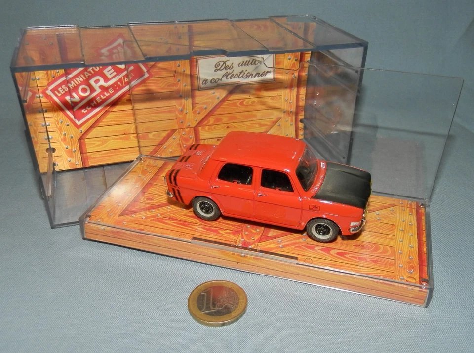 Norev Collection Tiroir 1/43 réf 57 10 06 : Simca 1000 Rallye 1970 (Orange) - Photo 1/4
