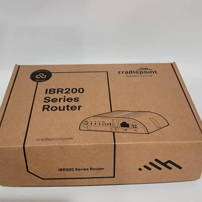 Cradlepoint IBR200 Router NetCloud LTE Cellular WAN WiFi New Box 4G LTE - Image 1 of 4