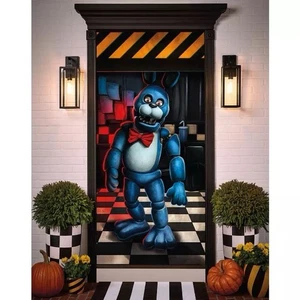 01844372 Spirit Halloween Five Nights at Freddy's Door Cover - Picture 1 of 1