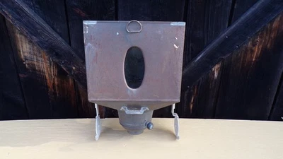 Hoosier gabinete tamizador manual manivela cubo de harina con ventana de vidrio y soporte, todo original Foto 1 de 4