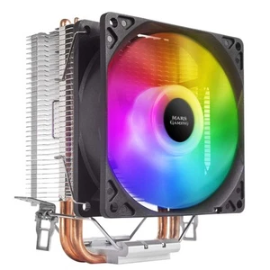 MARSGAMING MCPUARGB RGB CPU Heatsink, 2X HCT Heatpipes, TDP 130W, PWM Silent - Afbeelding 1 van 5