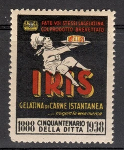ER10238 Erinnofilo Pubblicitario: Gelatina di Carne Iris1938 - Picture 1 of 1