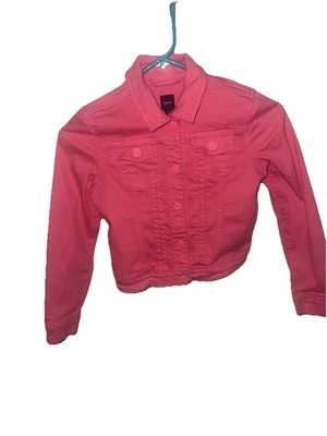 Gap Kids Jean Jacket Youth Girls Size  Medium (8-9) Denim Long Sleeve - Image 1 of 4