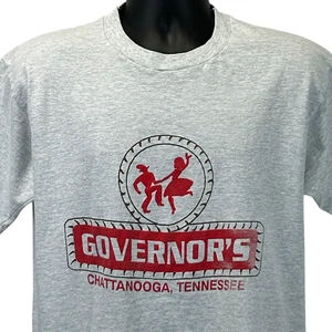 Vintage Governors Chattanooga Tennessee T Shirt Mens L Large Gray 90s Honky Tonk - Picture 1 of 10