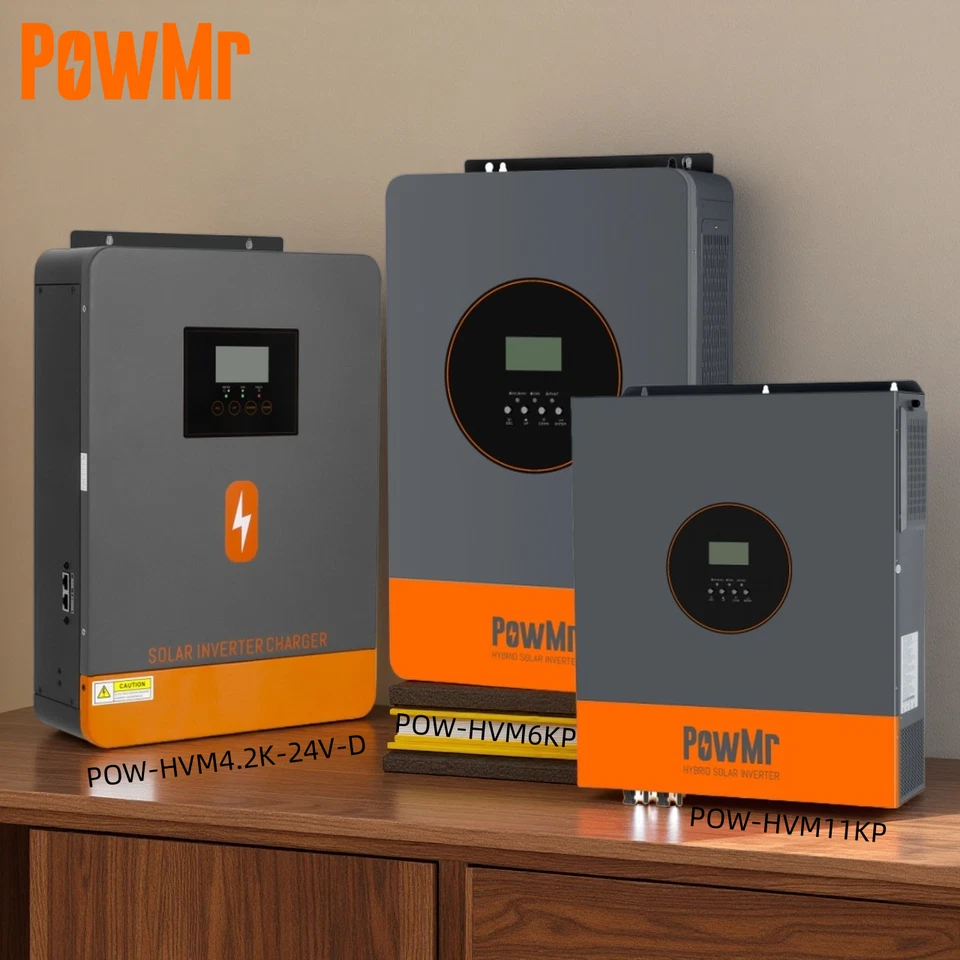 POWMR Inversor solar híbrido 12V/48V 4.2/6.2KW/11KW 150A 230VAC con Wifi paralelo