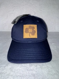 Notre Dame Hat Cap Strapback Blue Under Armour Adjustable - Picture 1 of 9