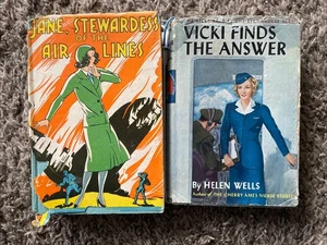 Jane Stewardess Of The Airlines 1934 & Vicky Finds The Answers 1947 - Bild 1 von 16