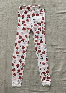 Hanna Andersson Girl's Apple Print Organic Cotton Pajama Pants Size 12 150cm - Picture 1 of 5