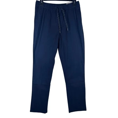 Pantalones Chinos George Para Hombre Pequeños (28-30) Azul Marino Oscuro Cordón Elástico NUEVO Foto 1 de 4