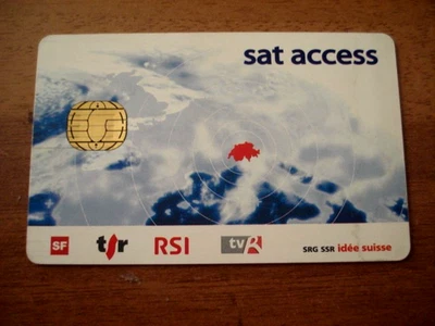 SmartCard SAT ACCESS SRG SSR IDE'E SUISSE - Immagine 1 di 3