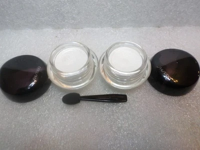 2 X SHISEIDO Hydro-Powder Eye Shadow - H2 Whitelights  .21 OZ EACH FULL SIZE NEW - Image 1 of 4