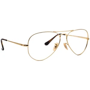 Gafas de sol Ray-Ban marco solo Aviator Metal II RB 6489 2500 dorado aviador 58 mm - Imagen 1 de 6