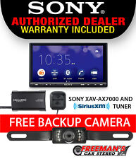 Sony Xav-Ax7000 6.95" Media Receiver and Sirius Xm Tuner with Free Backup Camera