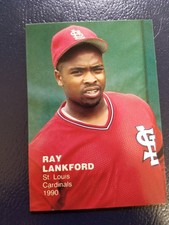 Ray Lankford St Louis Cardinals 1990 Rookies Superstars #9 NM