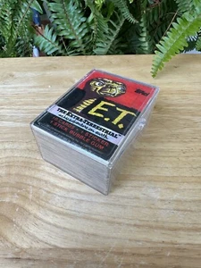 TOPPS 1982 ET EXTRA-TERRESTRIAL COMPLETE 87 TRADING CARD 12 STICKER SET WRAPPER - Picture 1 of 5