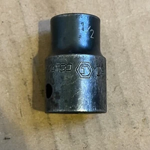 Matco Tools CP162A 1/2" SAE Shallow Impact Socket - 1/2" Drive 12 Point USA M6 - Picture 1 of 8
