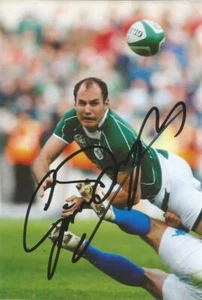 IRLAND & BATH RUGBY UNION: GIRVAN DEMPSEY SIGNED 6x4 ACTION PHOTO + COA - Bild 1 von 1