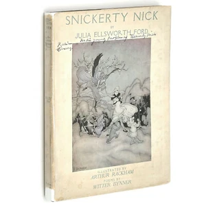 Snickerty Nick 1919 SIGNED JULIA ELLSWORTH FORD Illustrated by Arthur Rackham - Imagen 1 de 10