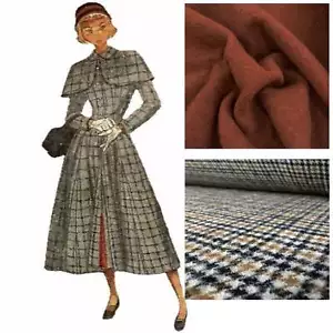 40's Sewing Pattern: Clara Cape Coat with Detachable cape - Bust=30" - 43.5" - Picture 1 of 5