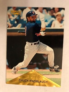 1996 Pinnacle Twins Chuck Knoblauch  Baseball Card #8