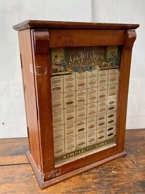 Antique Edwardian Dazel Dyes Dye Cabinet - Australian Circa 1910 - image 1 of 4