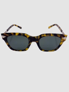 $198 Karen Walker 1821901 Unisex Brown Travis Square Sunglasses Shades 50-24-150 - Picture 1 of 5
