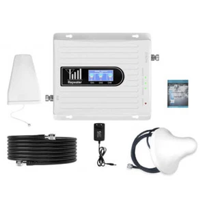 2G 3G 4G LTE Wzmacniacz sygnału telefonu komórkowego 900/1800/2100MHz Repeater Inteligentny zestaw - Zdjęcie 1 z 17