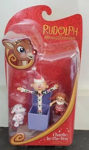 Forever Fun Rudolph the Red Nosed Reindeer Charlie-in-The Box Action Figure- NIB - Picture 1 of 2