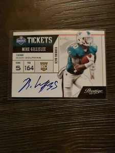 2013 Prestige Mike Gillislee NFL Draft Tickets #38 Prestige 2013 Autograph RC - Picture 1 of 2