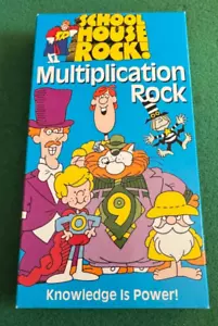School House Rock! Multiplication Rock 1995 VHS + FREE DVD - Picture 1 of 2