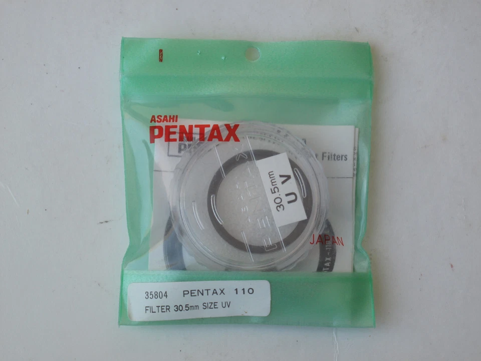 Pentax 110 30.5mm UV filter with case/pouch,  NICE, US SELLER "LQQK" - Image 1 of 1