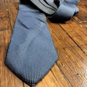 (J) Michael Kors 100% Silk Blue Neck Tie - Picture 1 of 6