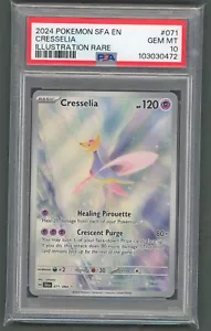 Pokemon Cards - PSA 10 Cresselia 071/064 - Shrouded Fable Illustration Rare - Picture 1 of 9
